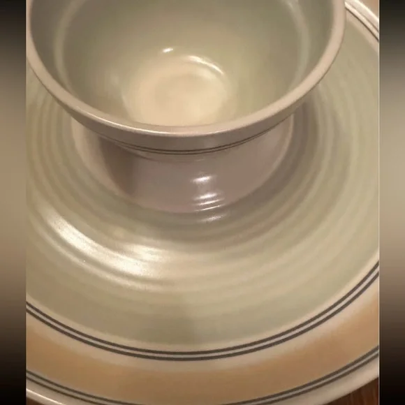 Pfaltzgraff Aura Chip and Dip Serving Platter - Picture 3 of 5